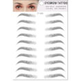 Simple Thick Eyebrows Ecological Eyebrow Stickers - Mixed