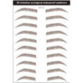 Simple Thick Eyebrows Ecological Eyebrow Stickers - Mixed