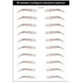 Simple Thick Eyebrows Ecological Eyebrow Stickers - Mixed