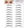 Simple Thick Eyebrows Ecological Eyebrow Stickers - Mixed