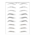 Simple Thick Eyebrows Ecological Eyebrow Stickers - Mixed