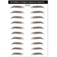 Simple Thick Eyebrows Ecological Eyebrow Stickers - Mixed