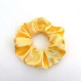 Solid Color Large Intestine Hair Ring Flower Hair