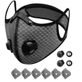 Sport Mask Cycling Face Mask Activated Carbon - Mixed