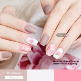 Temperament Scrub Durable Nail Polish - Mixed