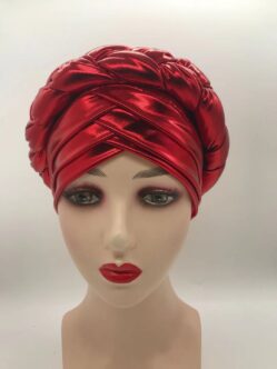 Three-Layer Brim Milk Silk Bronzing Braid Head - Cloth.