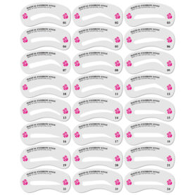Thrush Card Threading Word Eyebrow Makeup Tools - Plastic.