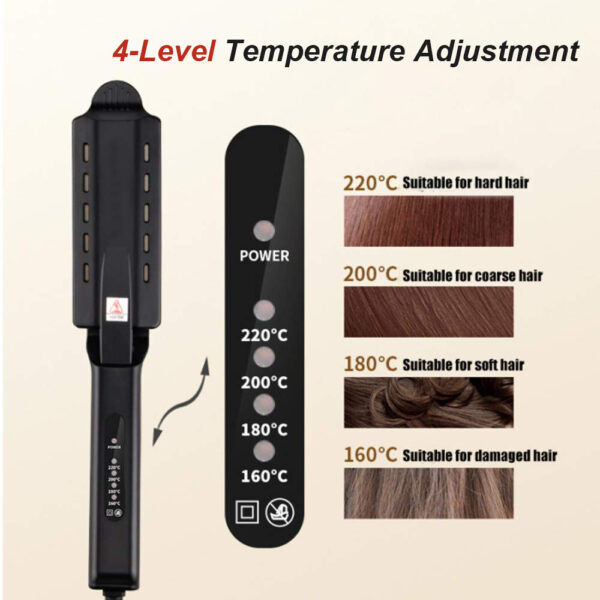 U-S-Standard-Non-injury-Hair-Straightener-Steam-Mixed-11