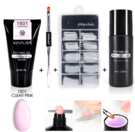 Venalisa Poly Nail Gel Kit Nail Fesign Builder - Mixed