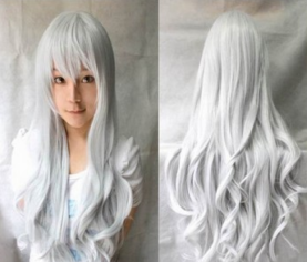 Wig High Temperature Silk 80cm Long Curly Hair - Others.