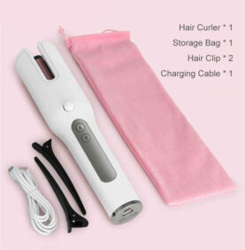 Wireless Automatic Curler Usb Lcd Screen Ceramic - Mixed