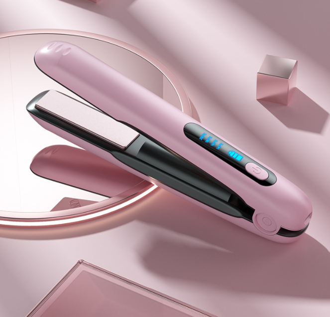Wireless Hair Straightener Flat Iron Mini 2 In 1 - £60.92 Wireless Hair Straightener Flat Iron Mini 2 In 1 - Plastic.