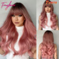 Women Wear Wavy Wigs - Mixed