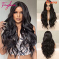 Women Wear Wavy Wigs - Mixed