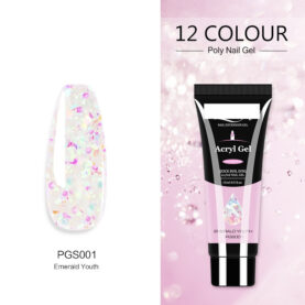 Women's Crystal Extender Nail Polish - Mixed