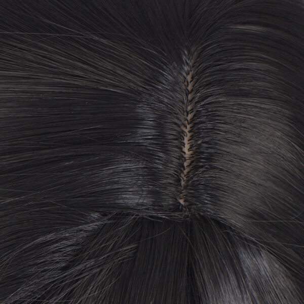 Womens-High-Temperature-Silk-Wig-1-Meter-Black-Mixed-8