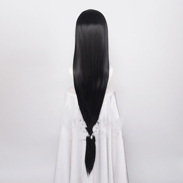 Womens-High-Temperature-Silk-Wig-1-Meter-Black-Mixed-9