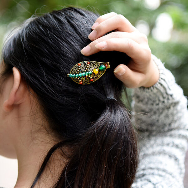 Woven-Featured-Silk-Scarf-Buckle-Leaf-Female-Mixed-11