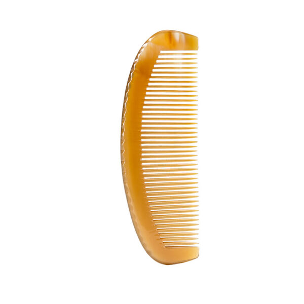 Yak Horn Comb Scalp Massage Tool Tooth Orescent - Mixed