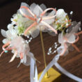 Yarn Silk Bride Hair Band - Mixed