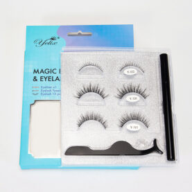 Yelix Cross-Border Magnetic False Eyelashes Set - Mixed