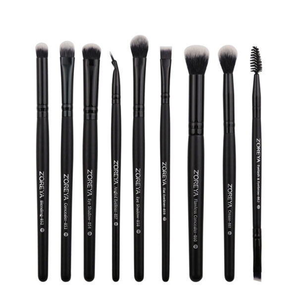 Zoreya15 makeup brush tool set - Black Zoreya15 makeup brush tool set - Black